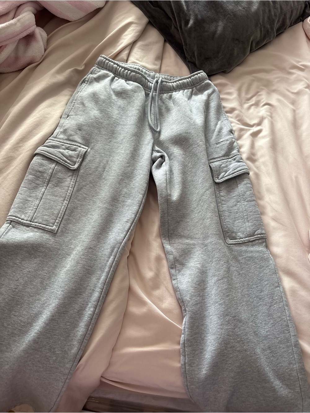 Aritzia grey cargo pants